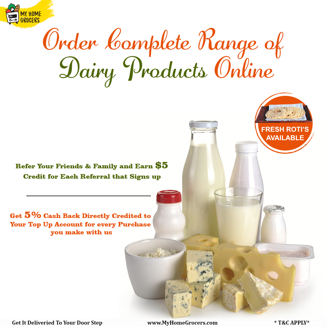 Order Complete Range Of Dairy Products Online