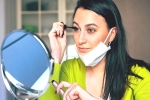 skin, brows, how to wear makeup with a facemask, Dermatology
