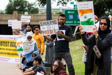Muslims in North Texas Protest Religious Violence in India