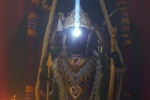 Surya Tilak Ram Lalla idol news, Surya Tilak Ram Lalla idol breaking, surya tilak illuminates ram lalla idol in ayodhya, Pictures