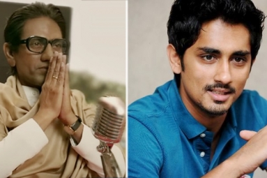 Siddharth Hits Out at &#039;Thackeray&#039; Trailer for Anti-South Indian Remarks